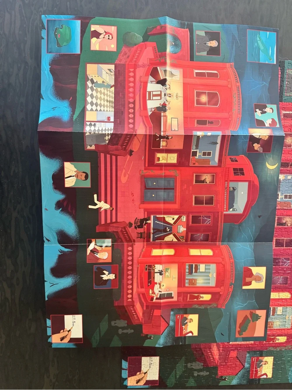 1000 piece jigsaw puzzle- Agatha Christie theme